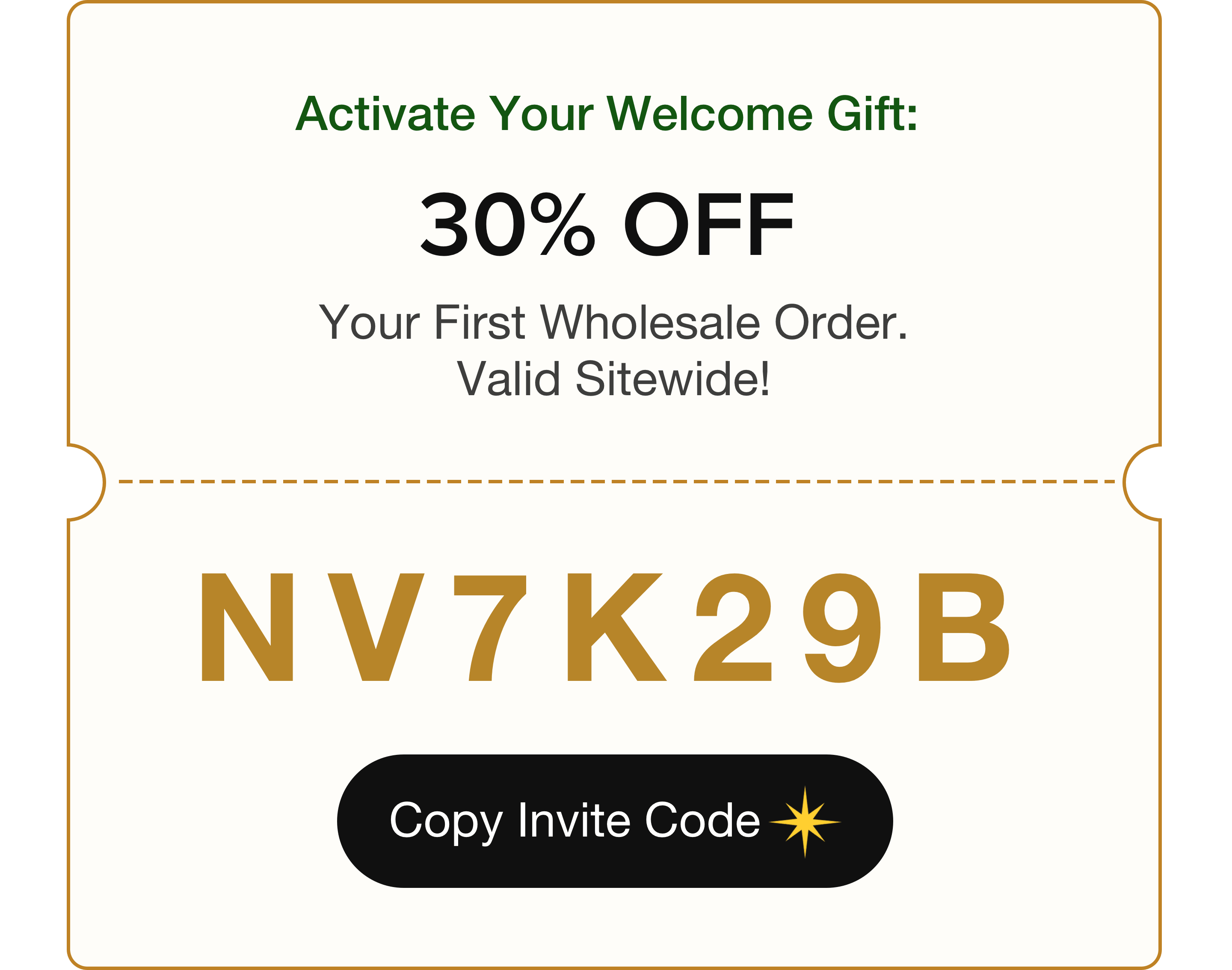 Click to copy invite code